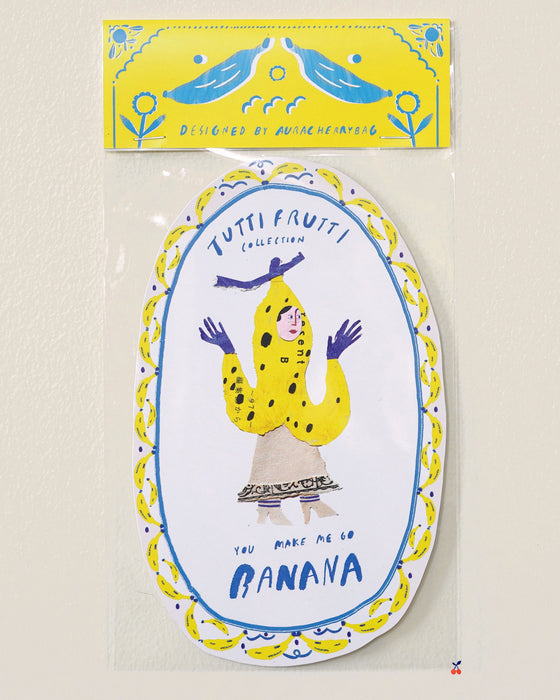 Tutti Fruity Collection  - The Wife of Banana Rapper Postcard